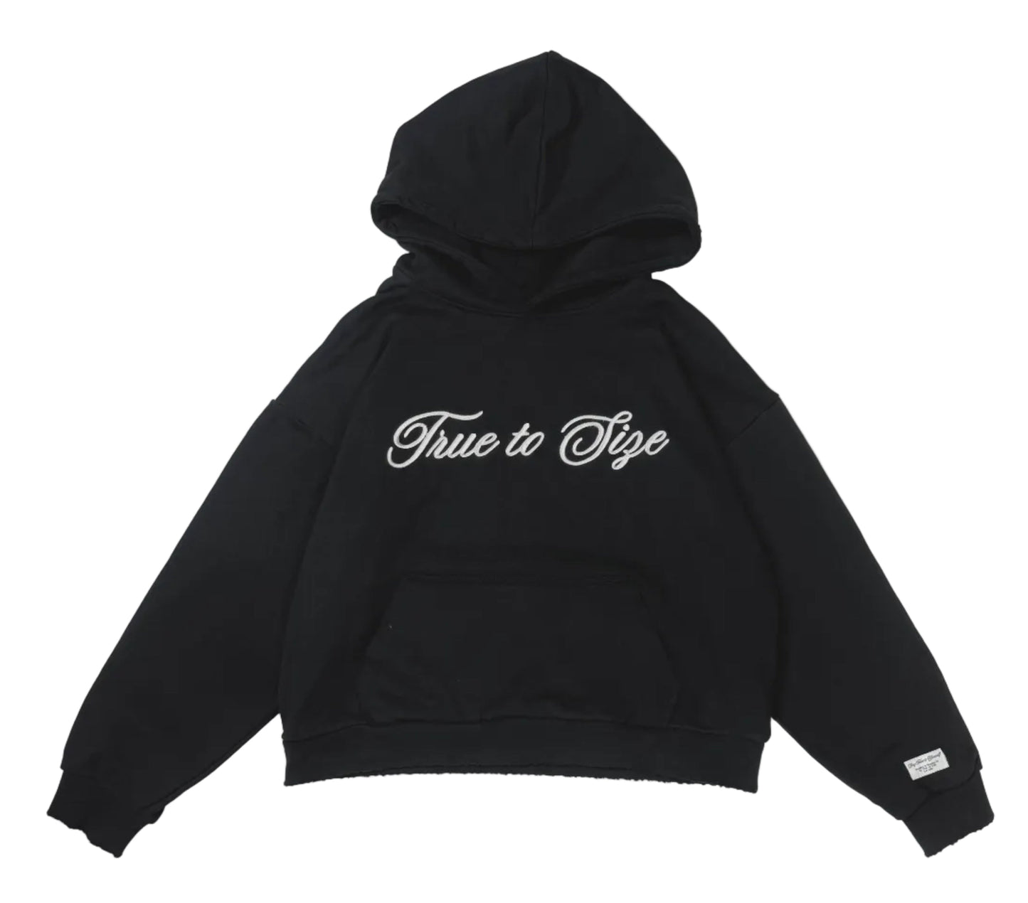 Black Classic Script Hoodie