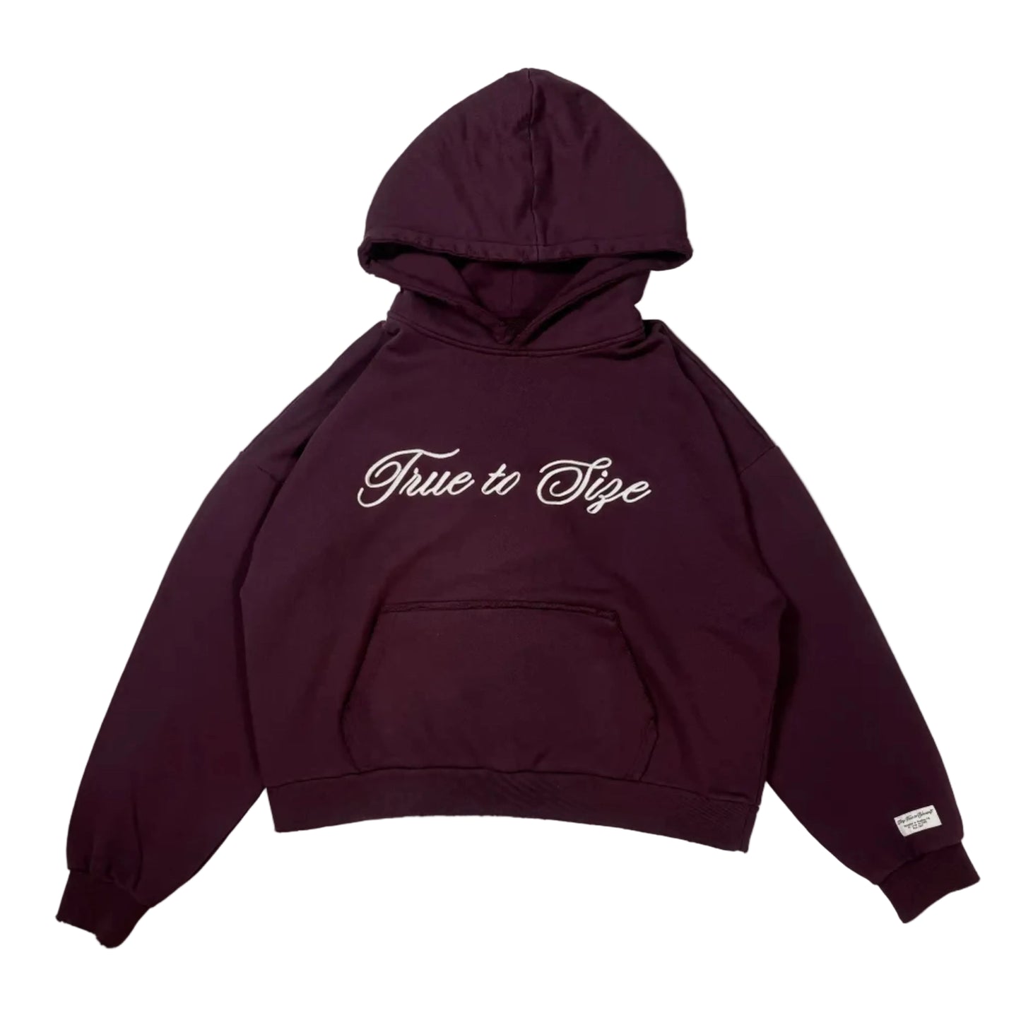 Plum Classic Script Hoodie