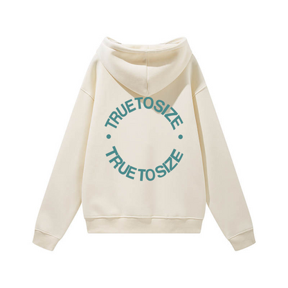 Ivory Puff Print Hoodie